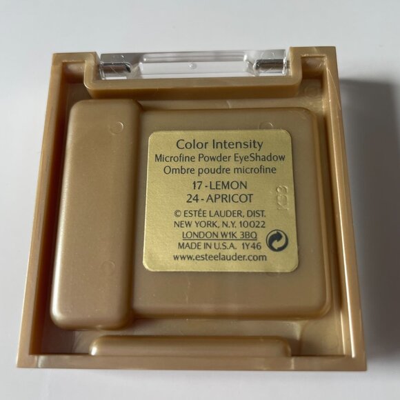 Estee Lauder Color Intensity Microfine Powder Eye Shadow 17 LEMON 24 APRICOT New - Picture 2 of 3